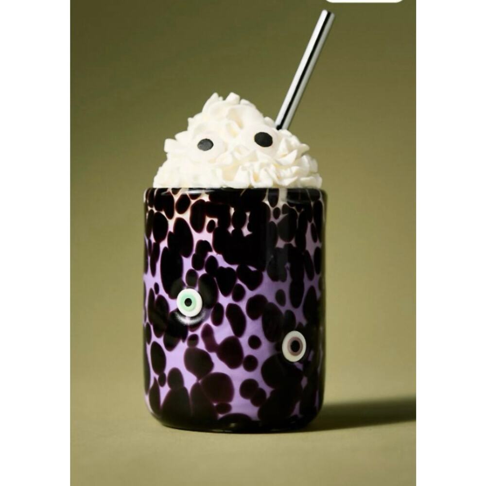 Anthropologie Mystic Icon Juice Glass, Evil Eye